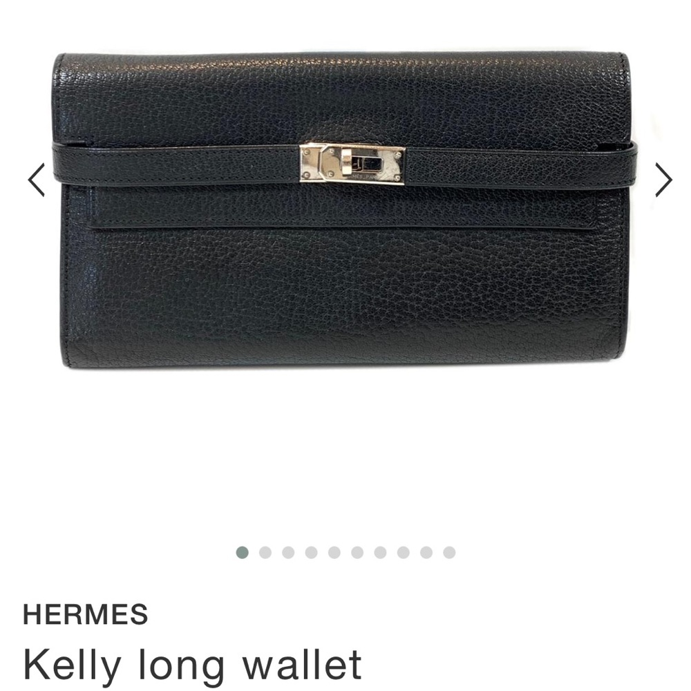 Hermes Kelly long wallet.